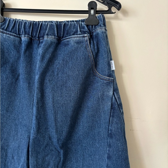 Le Bon Shoppe Long Arc Pants - Blue Denim - Picture 3 of 5